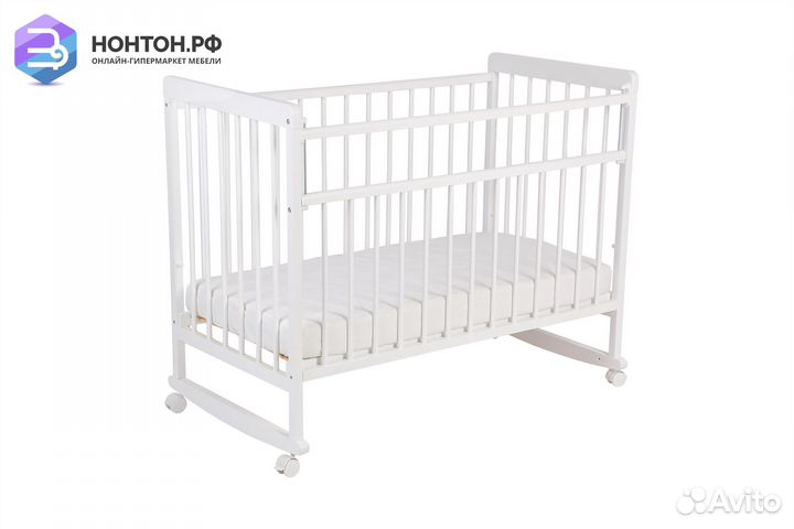 Кроватка детская Диана белая