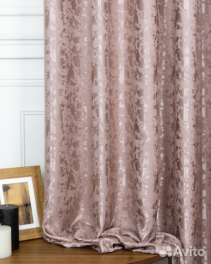 Шторы Версаль Розовый шторы занавески