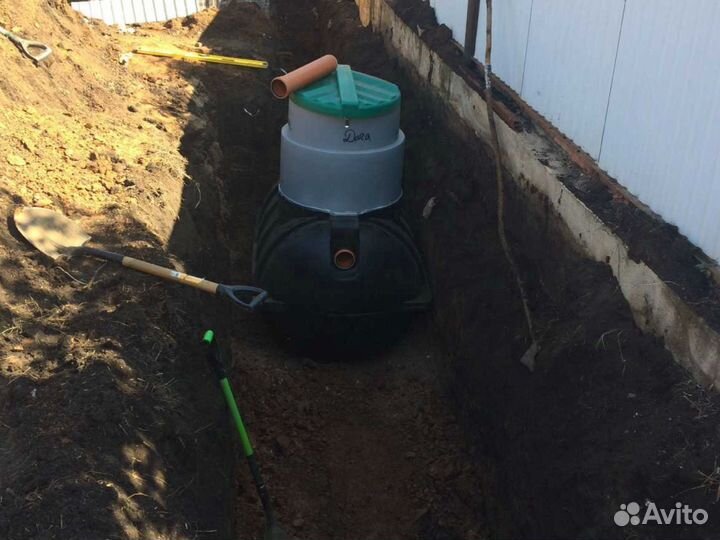 Септик эко Малахит 4 для выгребных ям
