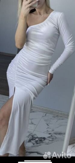 Платье велюр