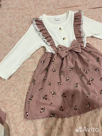 Платье для девочки 92