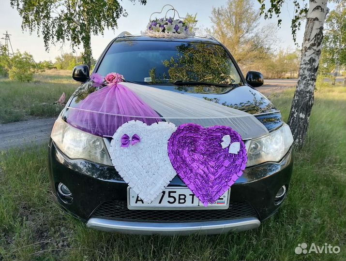 Свадебные украшения на машину