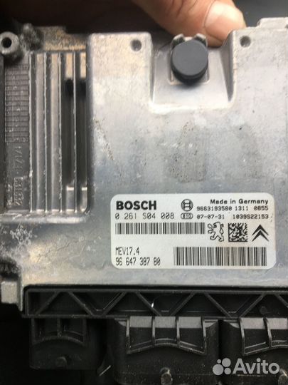 Эбу мозги peugeot