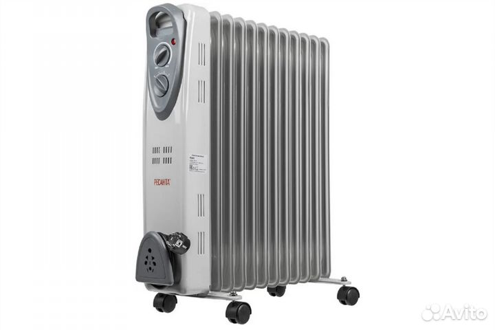 Маслянный радиатор ом -12Н Ресанта