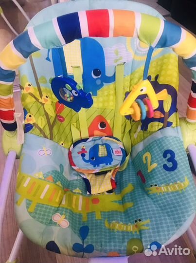 Детские качели и шезлонг