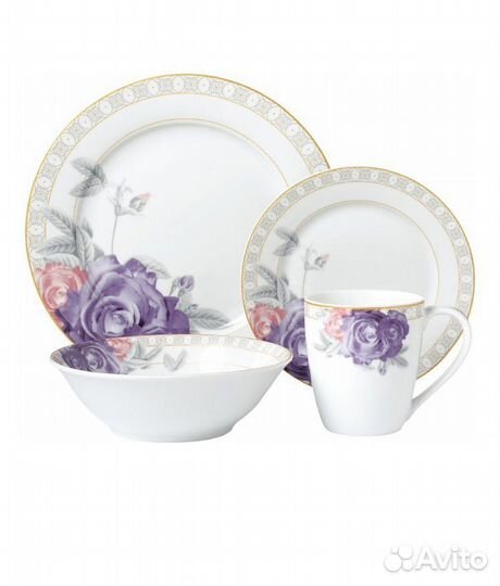 Набор посуды столовый jewel Азалия 16 предметов