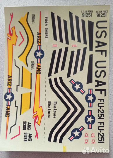 Airfix Canadair Sabre F.4/F-86E(M) 1/72 + декаль