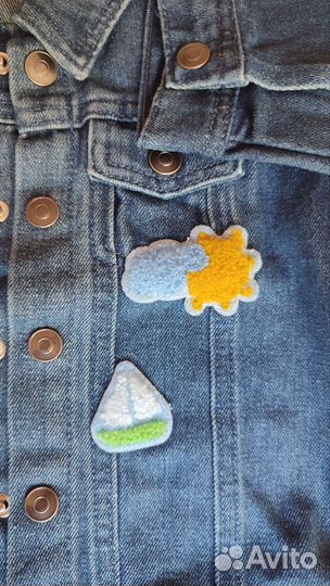 Джинсовая куртка для девочки 92 98/осенняя куртка