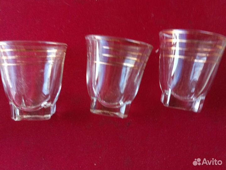 Рюмка и графинчикдля коньяка Винтаж 1950-60гг