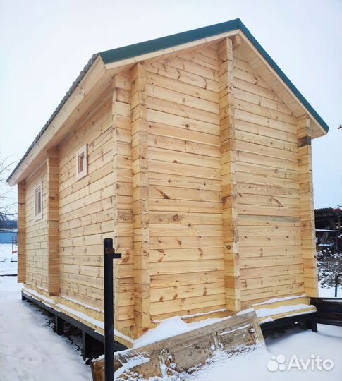 Дома и Бани из сухого проф. Бруса