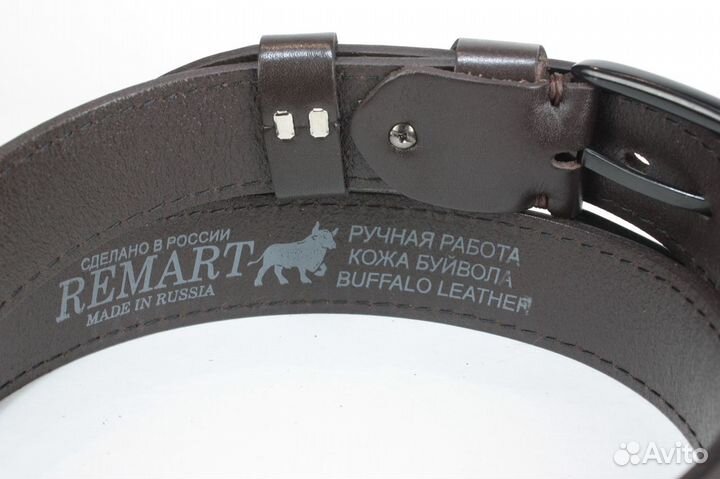 Ремень из кожи буйвола 40 мм