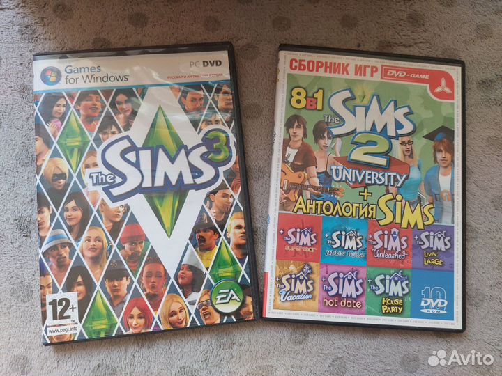 CD диски и DVD игры (старые)