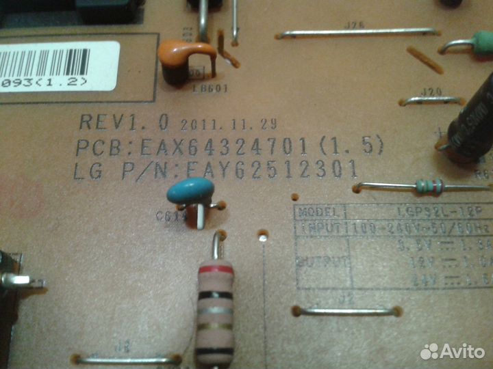 Main и PSU от LG 32LS3510