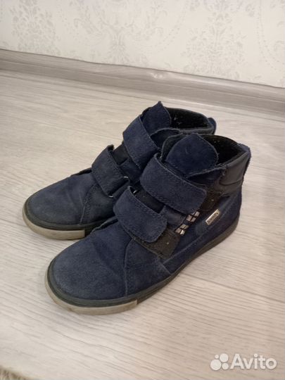 Ботинки демисезонные для девочки, нат. Кожа