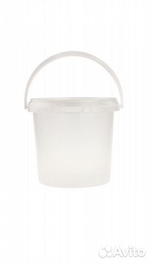 Ведро пластиковое с крышкой