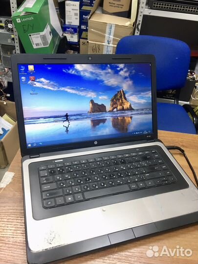 Ноутбук HP для работы и учебы, диагональ 15.6