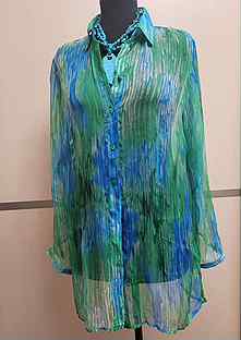 Блуза натуральный шелк Peter Hahn 48-50