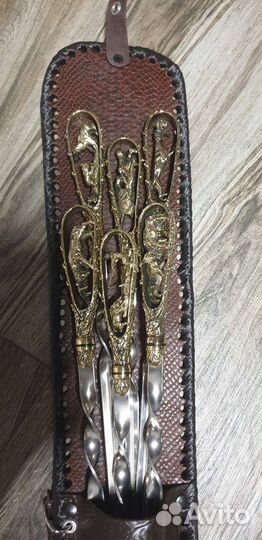 Подарочный набор шампуров ручной работы