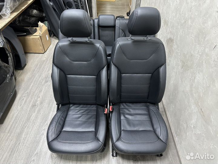 Салон в сборе кожа Mercedes ML GLE GL GLS W166