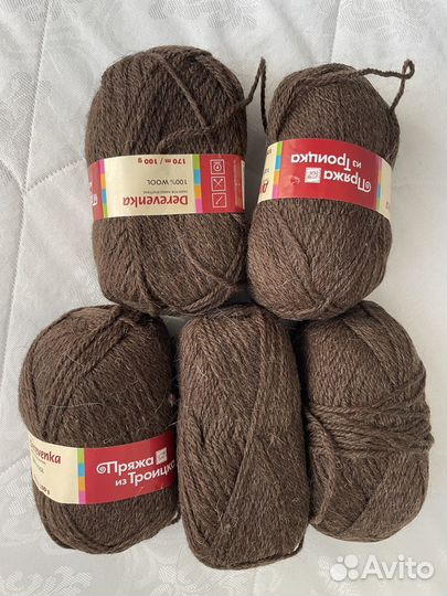Пряжа для вязания разная