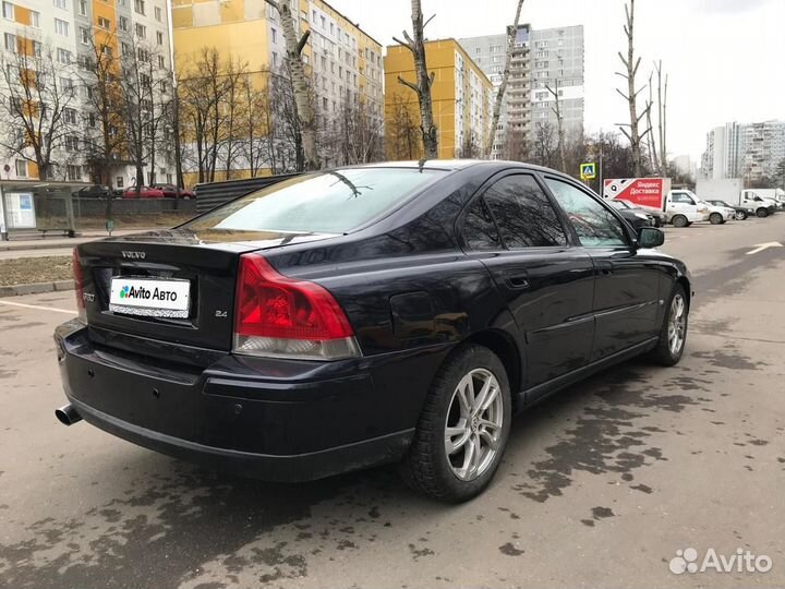 Volvo S60 2.4 AT, 2005, 195 000 км