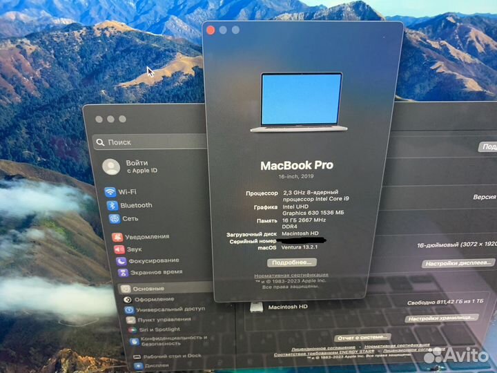 Apple MacBook Pro 16 2019 i9/16gb/5500/1TB