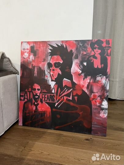 Картина-постер (холст/краска)