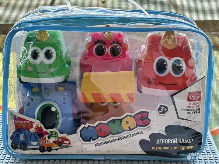 Игрушка для ванной Мокас набор из 5-ти героев