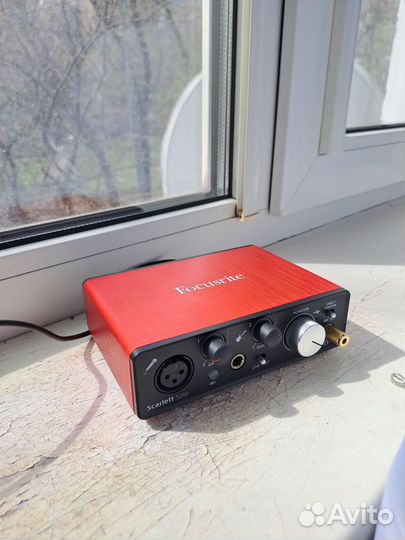 Focusrite scarlett solo 2nd gen звуковая карта