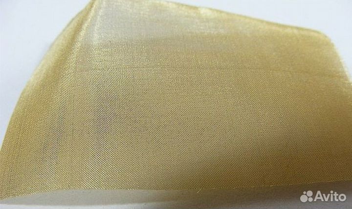 Мд000112 Сеть переплетенка (латунь, сечение прово