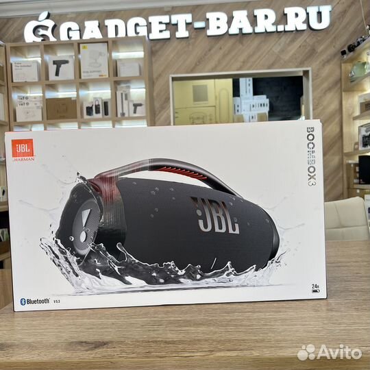 Портативная колонка JBL Boombox 3 Black