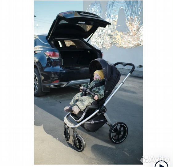 Коляска 2 в 1 рант гранд флекс черная