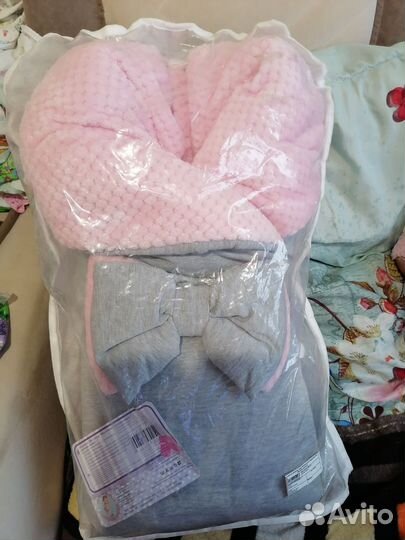 Конверт на выписку для девочки зима