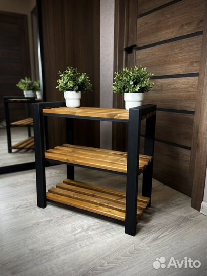 Обувница в стиле лофт