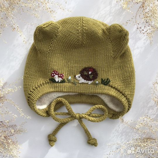 Вязаная зимняя шапка на заказ