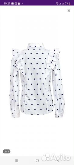 Блузка школьная 134