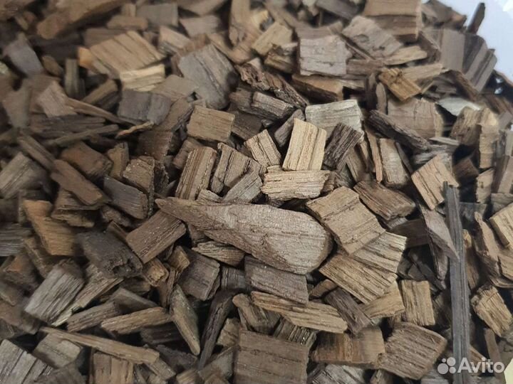 Щепа дубовая средней обжарки ведро 0.5 кг