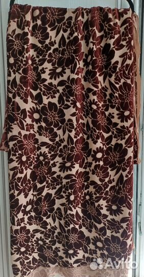 Ткань винтаж панбахат на шелке