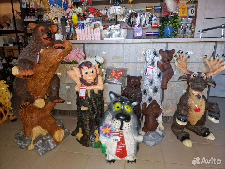 Фигуры из полистоуна полирезины садовые фигуры