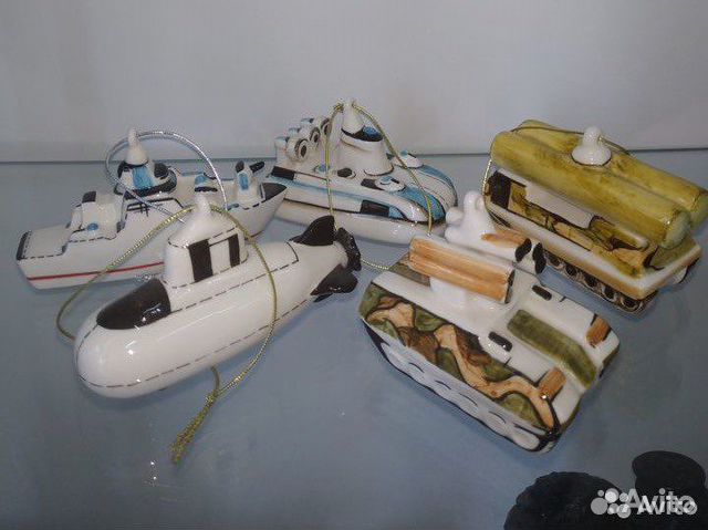 Фарфоровые ёлочные игрушки