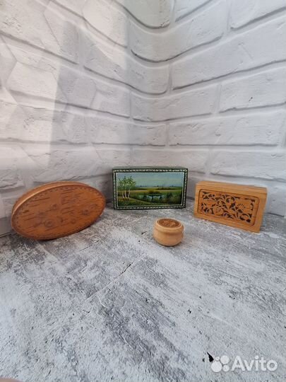 Шкатулка деревянная СССР