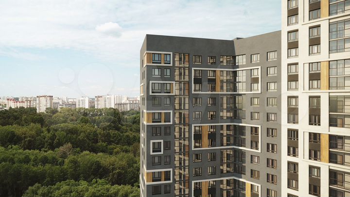 2-к. квартира, 58,1 м², 6/25 эт.