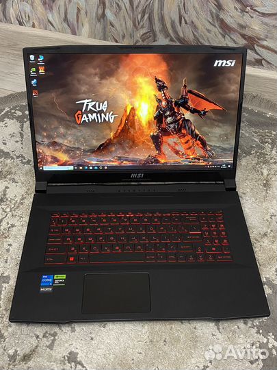 Новый игровой MSI 17,3 144гц/RTX2050/SSD
