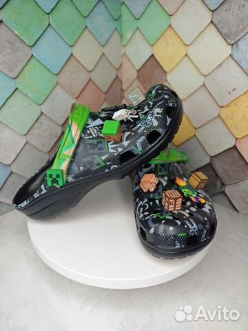 Crocs Minecraft (J2,J3 и большие размеры)
