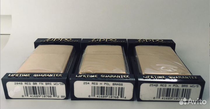 Zippo brass - латунные зажигалка 1997 года