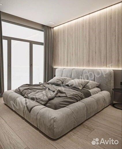 Дизайнерская двуспальная кровать для дома/ Хостела