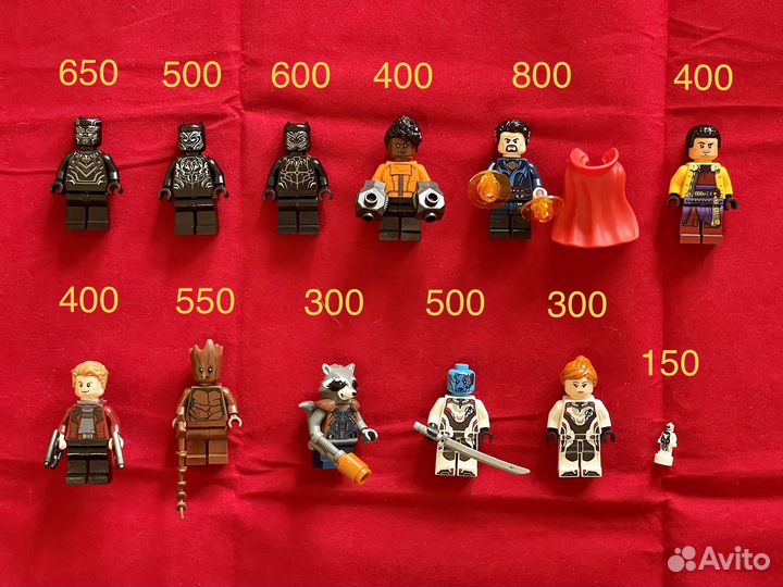 Минифигурки Lego Marvel