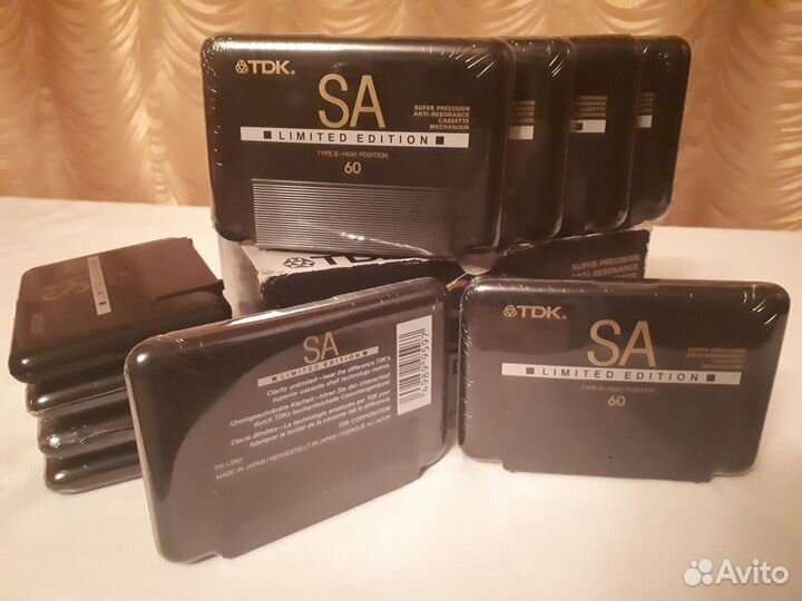 Аудиокассеты TDK SA 60 Limited/Original/Japan/New