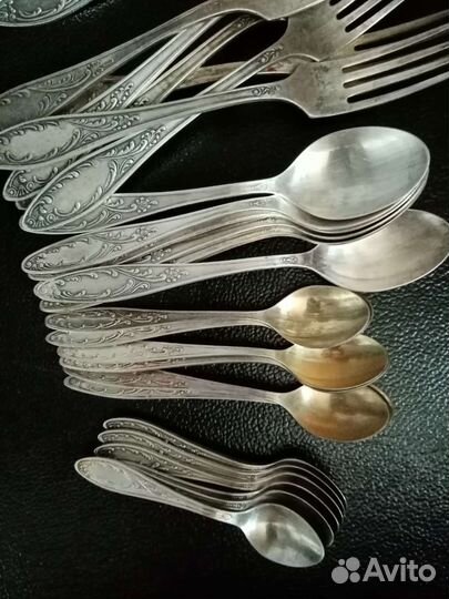 Столовые приборы мельхиор СССР