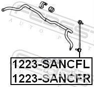 Тяга стабилизатора передняя правая 1223sancfr